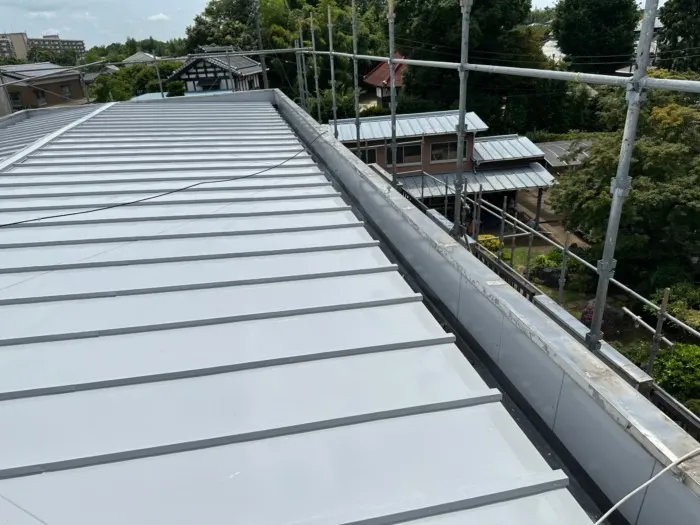 金属系瓦棒屋根 改修塗装工事